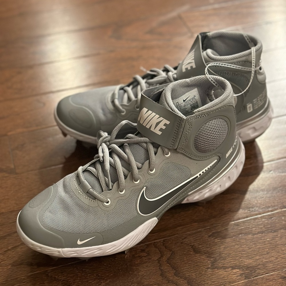 Nike Alpha Huarache Elite 3 React Mid Baseball Cleats CK0745-002 size 7.5